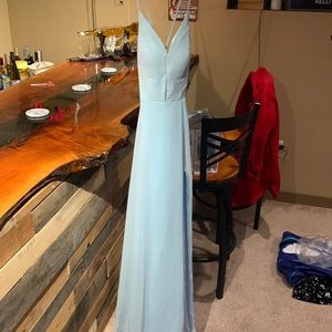 Size 4 Prom Girl formal powder blue dress